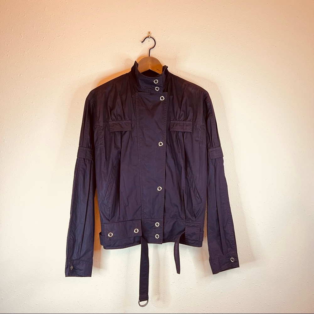 Hugo Boss Vintage Women’s Belted Purple Jacket Size Small
